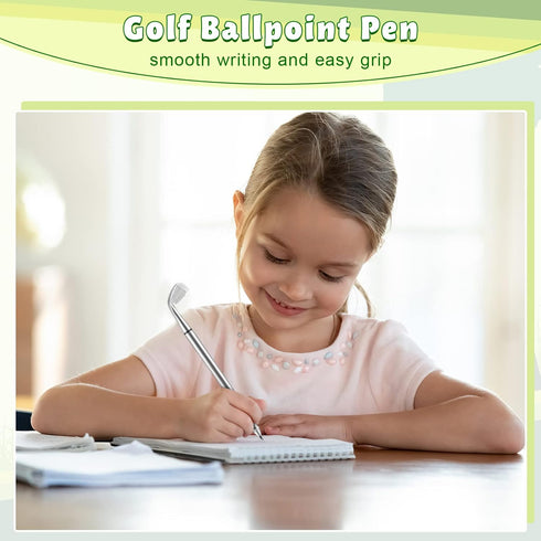 Yaomiao Golf Ballpoint Pen Mini Golf Clubs Pens Decorative Golf Pens Funny Sports Ergonomic Pen Golfing Club Props Black Ink for Students Coworker...
