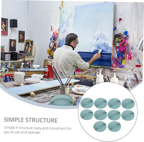 COHEALI 10 Pcs Letterpress Painting Supplies Printmaking Supplies Ink Roller with Grip Handle Printing Tools Printmaking Ink Plates Stamping Tool ...