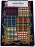 Homvare Christmas Table Setting Full Length Runner for Holiday Dinner, Friends & Family Gathering, Festivities, Cocktail Parties, Home Décor, Wove...