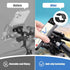 12 Pcs Bicycle Handlebar Rubber Gasket & 1 Rubber DIY Gasket, Anti-Vibration and Anti-Slip Handlebar Stem Shim Spacer Adapters to Fit 22.2/25.4 mm...
