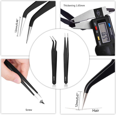 25pcs Electronics Repair Tool Kit, GangZhiBao Precision Screwdriver Set Magnetic for Fix Apple iPhone,Cell Phone,Smart Watch,Computer,PC,Tablet,iP...