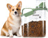 Dog Food Container Small, Pet Food Container with Airtight Pour Spout, Cat Food Storage Container with Measuring Cups, Portable Small Dog Food Con...