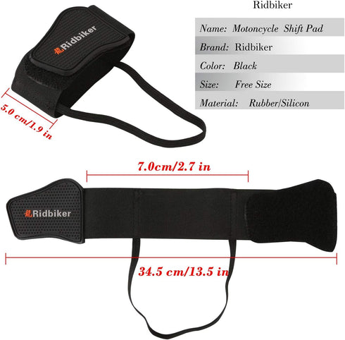 Motorcycle Shoe Protector Motorbike Shift Pad Shoe Boot Cover Protective Gear Shift Cover Motorcycle Boots Protector...