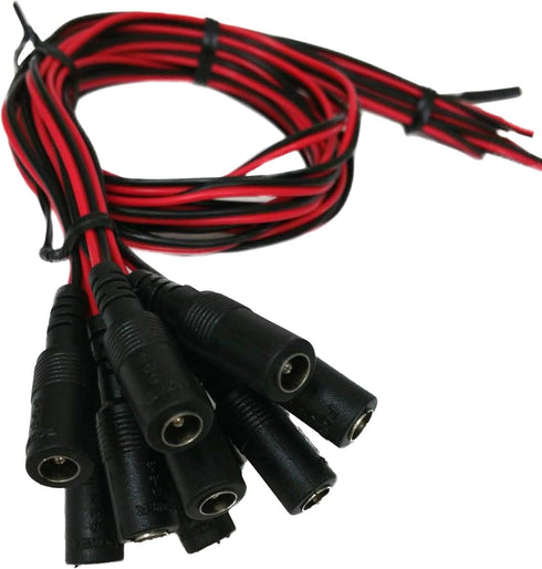DC Power Plug Pigtail Cable (XLR, 19.68 inches, Pack of 10) for Laptop, Power Bank, Camera...