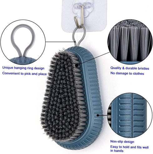 Scrub Brush, Household Laundry Cloth Shoe Cleaning Brushes with Non-Slip Design, Quality Durable Cleaning Washing Brush...