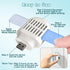 Mosquito Repeller,USB Powered Mosquito Repellent Outdoor Indoor, Included 10 Pcs Refill, DEET-Free, Highly Effective for Home, Bedroom, Office,Cam...