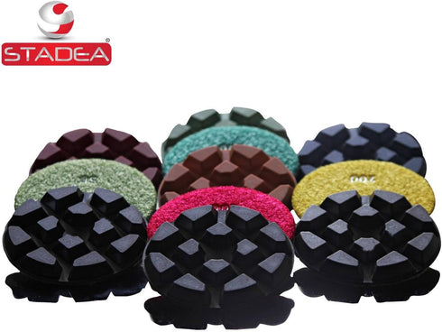 diamond floor polishing pads polisher pads for concrete - grit 30 by Stadea...