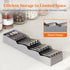 Lifewit Compact Flatware Drawer Organizer, Narrow Silverware Tray for Kitchen Drawers, Plastic Cutlery Holder for Spoons, Forks and Knives, Utensi...