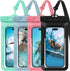 Waterproof Phone Case, IPX8 Under Water Phone Bag Compatible for iPhone 15 14 13 12 Pro Max Plus Cellphone Up to 8.3", Travel Essentials for Kayak...