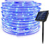 Solar Rope Lights Outdoor String Lights, 16.5 Ft 50 LED Tube Light Waterproof Copper Wire Fairy Lights for Garden Fence Yard Christmas Wedding Par...