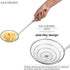 Best Utensils Asian Kitchen Stainless Steel Spider Strainer Professional Wire Skimmer with Spiral Mesh (5-Inch Strainer Basket)…...