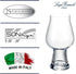 Luigi Bormioli Birrateque 20.25 oz Stout Beer Glasses (Set of 2) - Craft Beer Glasses for Baltic Porter, Irish Dry Stout, Milk Stout, Laser-Cut Ri...