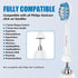Replacement Toothbrush Heads Compatible with Philips Sonicare Replacement Heads, Sonicare Replacement Brush Head and More Snap-on Handles, 8 Pack...