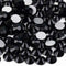 Yantuo Jet Rhinestones Non Hotfix ss10 2880 pcs, Black 3 mm Round Flatback Rhinestone Diamond Cut,Bling Glue Fix Stone Gems for Craft,Nail Art,Sho...