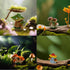 12 Pcs 1.5 to 1.8 Inch Resin Mushroom,Cute Mushrooms Fairy Garden Mushrooms Ornaments for Outdoor Decoration,Home Décor,Cake Decoration,DIY Bonsai...