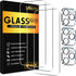 SIBEITU 3 Pack Screen Protector for iPhone 14 Pro with 3 Pack Camera Lens Tempered Glass Protector, 6.1 Inch HD Clear Tempered Glass Film 9H Hardn...
