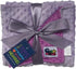 Reversible Unisex Children's Soft Baby Blanket Minky Dot (Lavender/Violet)...