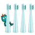Vekkia Dragon Lord Electric Toothbrush Replacement Heads - 7X More Plaque Removal, End-Rounded 3D Curved Soft Bristles, Comfortable & Efficient Cl...