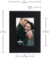 Malden 4x6 Picture Frame, Extra Wide Real Wood Molding, Real Glass, Black...