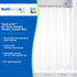 Kenney KN609C/18 Twist & Fit No Tools Camlock Tension Easy Install Shower Curtain Rod with Non-Slip, On-Scratch Ends, 42-72" Adjustable Length, Br...