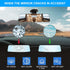 12'' Car Rear View Mirror with Suction Cup, Convex Wide Angle HD Auto Inside Rearview Mirror, Anti Glare Reduce Blind Spots, 360 Degrees Adjustabl...