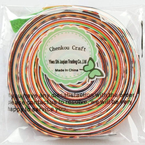 Chenkou Craft 3/8" (10mm) Assorted 15yards Halloween Grosgrain Ribbon DIY craft Accessory happy halloween ribbons(10mm halloween)...