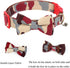 Dog Collar with Bow Tie- Adjustable pet Collar for Dogs with Plastic Buckle Collar, Stylish Pattern for Small Medium or Large Boy and Girl Dog and...