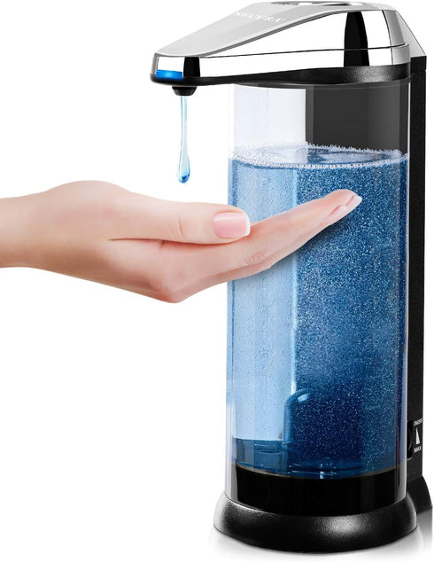 Secura 17oz Automatic Liquid Soap Dispenser, Touchless Battery Operated Hand Soap Dispenser with Adjustable Soap Dispensing Volume Control Dial, P...