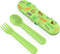Bentgo® Kids Utensil Set - Reusable Plastic Fork, Spoon & Storage Case - BPA-Free Materials, Easy-Grip Handles, Dishwasher Safe - Ideal for School...