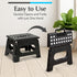 Handy Laundry - Folding Step Stool - Sturdy Enough Collapsible Stool to Support Adults and Safe Enough for Kids - Opens Easy with One Flip - Great...