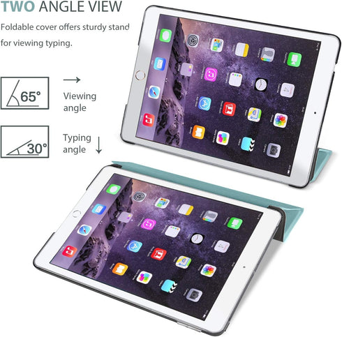 ProCase Smart Case for iPad Air 2 2014, Ultra Slim Lightweight Stand Protective Case Shell with Translucent Frosted Back Cover for iPad Air 2nd (A...