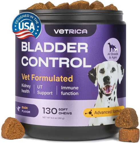 Dog UTI Treatment - Bladder Control Cranberry Chews - Dog Cranberry Supplement for Urinary Tract, Bladder & Kidney Health - Cranberry D-Mannose So...