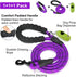 Dynmeow Reflective Dog Collar and Leash Set, 6FT Strong Climbing Rope Leash with Padded Handle, Adjustable Pet Collar with Soft Neoprene Padding f...