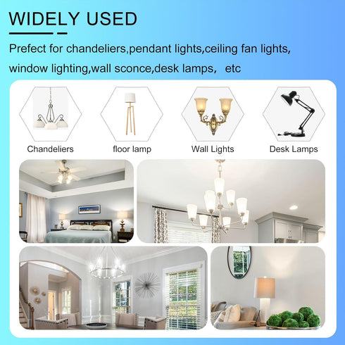 E11 LED Bulb Dimmable, JDE11 120V 100W Halogen Equivalent, 10W 1000 Lumen T3/T4 Mini Candelabra Base, E11 Bulbs for Ceiling Fan, Cabinet Lighting,...