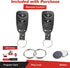 KeylessOption Keyless Entry Remote Alarm Car Key Fob for Hyundai Tucson OSLOKA-320T (Pack of 2)...