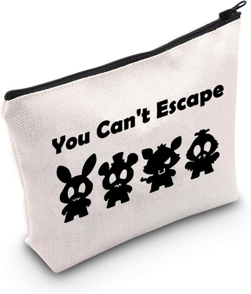 Horror Movie Lover Gift You Can't Escape Cosmetic Bag Movie Inspired Makeup Bag Freddy Friend Gift...