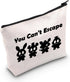 Horror Movie Lover Gift You Can't Escape Cosmetic Bag Movie Inspired Makeup Bag Freddy Friend Gift...