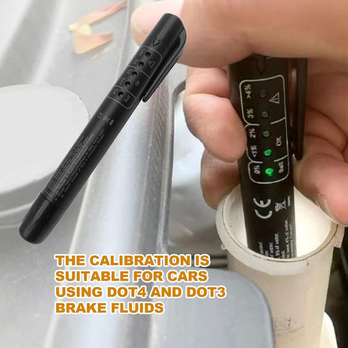 5 LED Indicators Brake Fluid Liquid Tester Pen Auto Tester Tool for DOT 3 DOT 4 DOT 5.1 Vehicle Diagnostic Testing Tool...