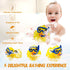 Cute Diving Yellow Duck Baby Bath and Room Thermometer Floating Toy Safety Temperature Water Thermometer...
