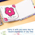 2PCS Mini Watercolor Sketchbook, 2.4x2.4 Inch Portable Square Fabric Cover Small Watercolor Sketchbook 20 Sheets 300g Watercolor Textured Drawing ...