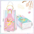 Liliful Baking Party Favors Little Bakers Gift Bags with Handles Paper Goody Treat Candy Bags Bakery Pattern Goodie Bags Birthday Baking School Pa...