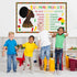 Outus 105 Pieces Black History Month Decorations Black History Month Bulletin Board Decor Cutouts Sets African American Celebration Bulletins for ...