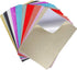 UCEC Glitter Cardstock Paper, 50 Sheets 10 Colors, Self-Adhesive Sparkly Paper for Card Making, Glitter Paper for Craft DIY Child's Projects Hallo...