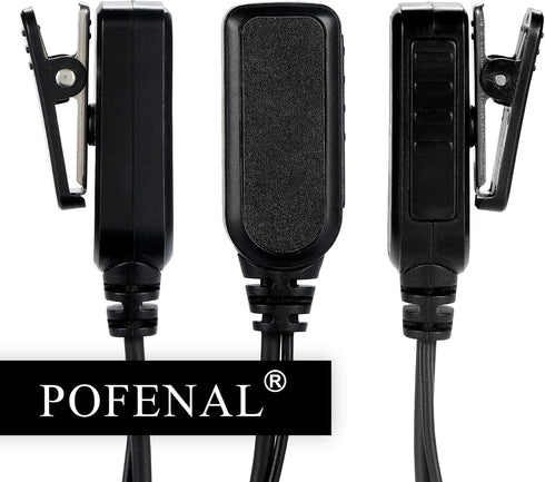 RDM2070D CLS1110 CLS1410 Single-Wire Walkie Talkie Earpiece Compatible for Motorola CP200 GP2000 XU1100 PRO1150 MU12 Radio with PTT Mic Headset (C...