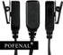 RDM2070D CLS1110 CLS1410 Single-Wire Walkie Talkie Earpiece Compatible for Motorola CP200 GP2000 XU1100 PRO1150 MU12 Radio with PTT Mic Headset (C...