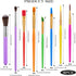 8 Pieces Cake Decorating Brushes Tools Set Cake Baking Brush Food Paint Brush Fondant Gum Paste Sugar Cookie Decorating Tools Kit for DIY Cake Sug...