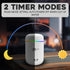 Cup style Humidifier 2pcs Cotton Stick,300ml USB Cable Quiet Humidifier for large room with 7 Colourful LED Lights, Adjustable Mist Mode, Waterles...