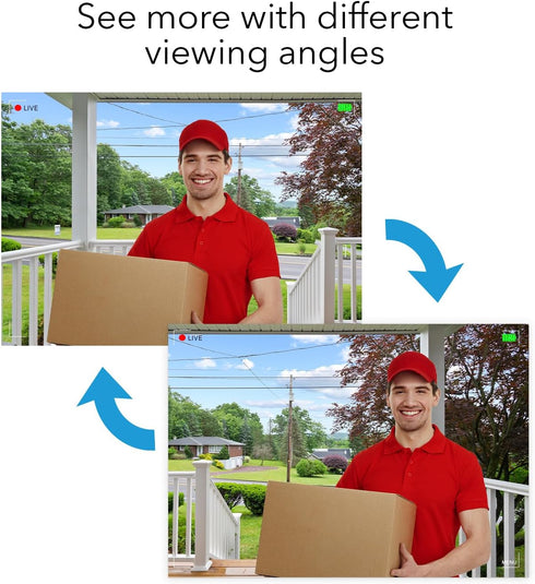 Wasserstein 35° to 55° Horizontal Wedge Wall Mount Compatible with Arlo Wireless Video Doorbell (2nd Gen) & Essential Video Doorbell Wire-Free...