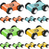 12 Pieces Mini Wooden Car Ramp Wooden Race Track Toy Car Toddler Car for Race Track Replacement Cars, Aged 6+, Present (Circle Print)...