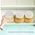 DilaBee 3 Pack Plastic Candy Jar - 48oz Round Candy Jars with Lids for Candy Buffet, Kitchen & Office Desk - Plastic Jars with Lids for Candy, Coo...